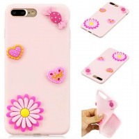 iphone 7+ pink sugar flowers case